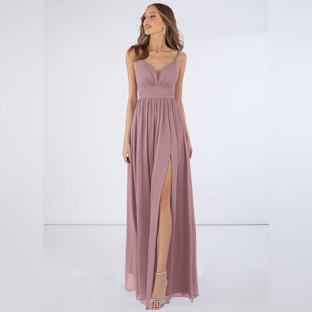Azazie Rayna Size 4 Dusty Rose